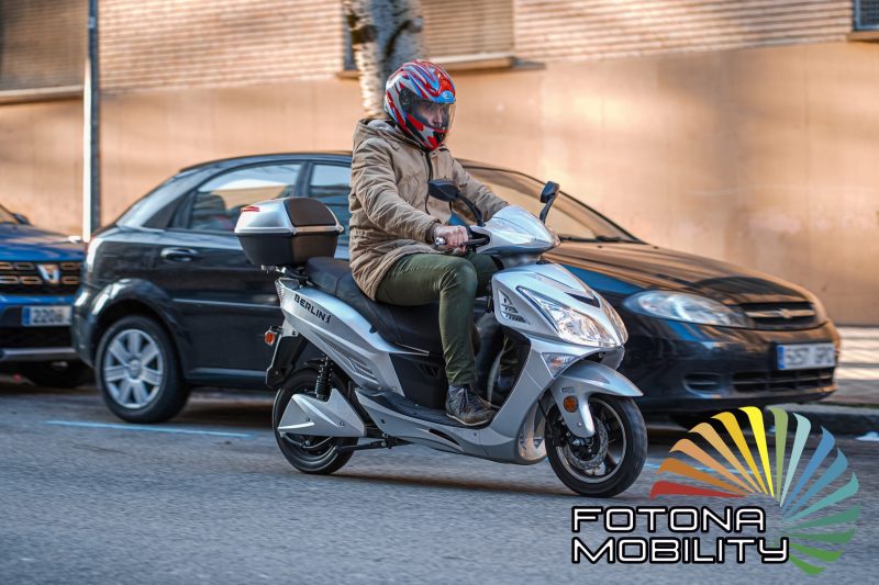 MOTO ELECTRICA BERLIN EN MARCHA